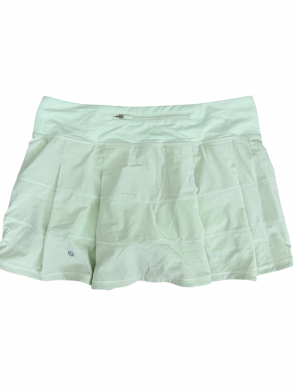 Lululemon Pace Rival Mid Rise Skirt Skort Size 8 Kohlrabi Green - Picture 4 of 7